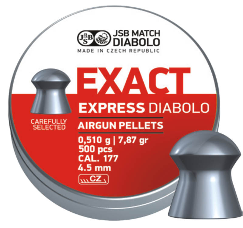 Пули для пневматики Exact Express Diabolo 4,5мм 0,51гр. (500шт) 