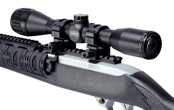 Прицел оптический Leapers TF+ 4x32 AO без подсветки, с кольцами (SCP-U432AOW)