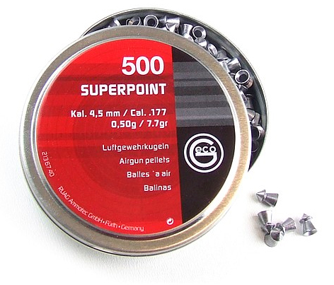 Пули RWS Geco Superpoint 4,5мм 0,5г 500шт 