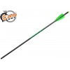 Стрела арбалетная карбоновая Centershot Toxic Carbon 22" Half Moon Nock