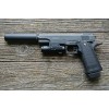 Пистолет страйкбольный Galaxy G.6A (COLT 1911PD с глушителем и ЛЦУ) кал. 6мм