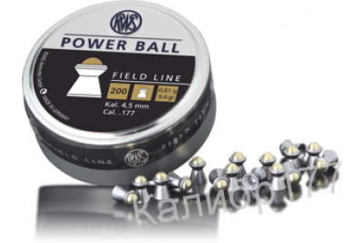 Пули для пневматики RWS Power Ball 4, 5мм 0, 61г (200шт)