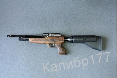 Пистолет PCP Kral Puncher NP-02 кал 4, 5мм, дерево