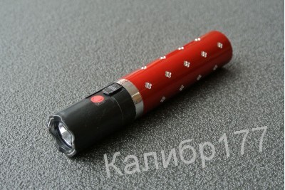 Помада электрошокер с фонариком 1112 Type Lipstick (Красный)