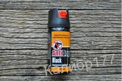 Баллончик аэрозольный "AntiDog Black" (65мл)