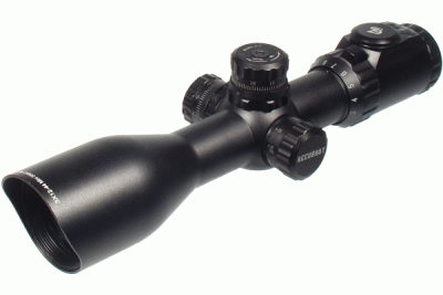 Прицел LEAPERS Accushot Tactical 3-12X44 Compact Mil-dot, подсв.(2-36цв), сетка-нить, кольца (SCP3-UM312AOIEW)
