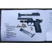 Пистолет Beretta B1охолощенный с хром. элементами под патрон 10ТК