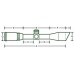 Прицел LEAPERS Bug Buster 3-12X32, 25.4мм, SF-параллакс от 2.7м, нить MilDot, без подсв. кольца, 369гр